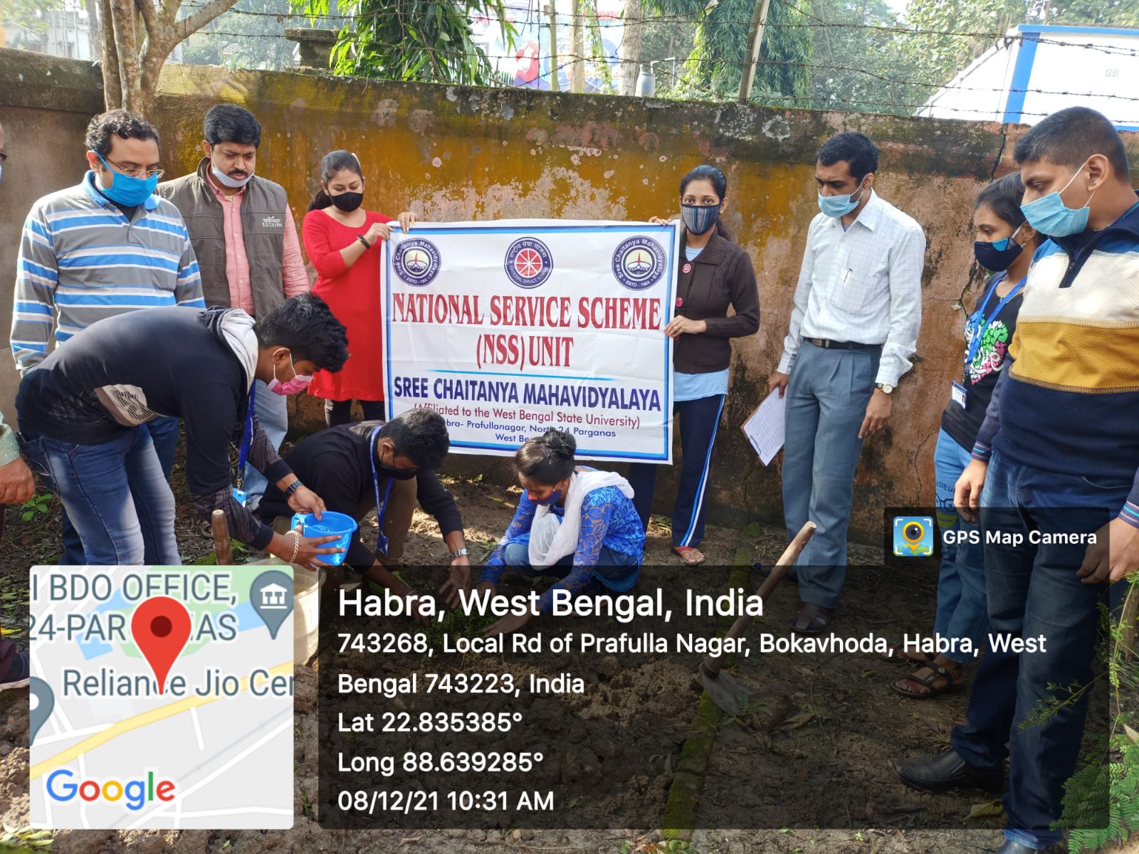 Herbal Plantation by NSS on 21/02/2022